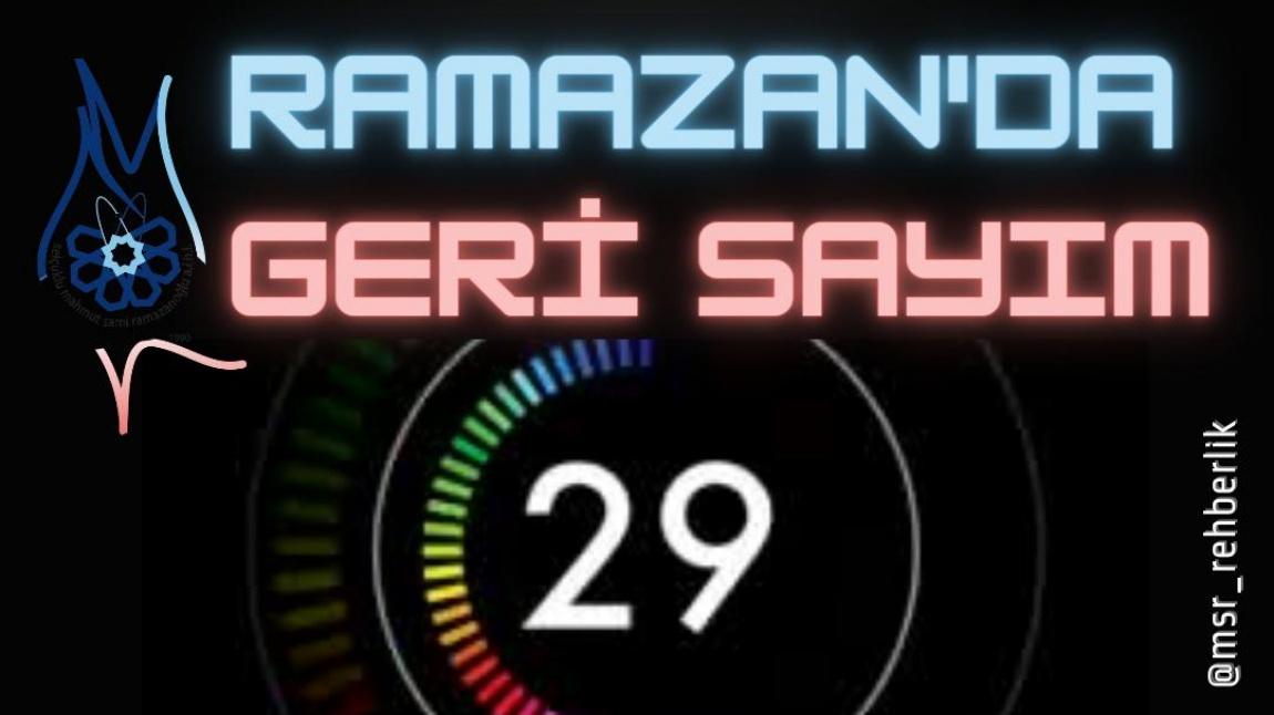 RAMAZAN'DA GERİ SAYIM PROJEMİZİN SORU TAKİP PROGRAMI TAMAMLANDI...