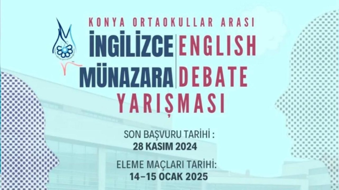 ORTAOKULLAR ARASI İNGİLİZCE MÜNAZARA YARIŞMASI BAŞLIYOR...